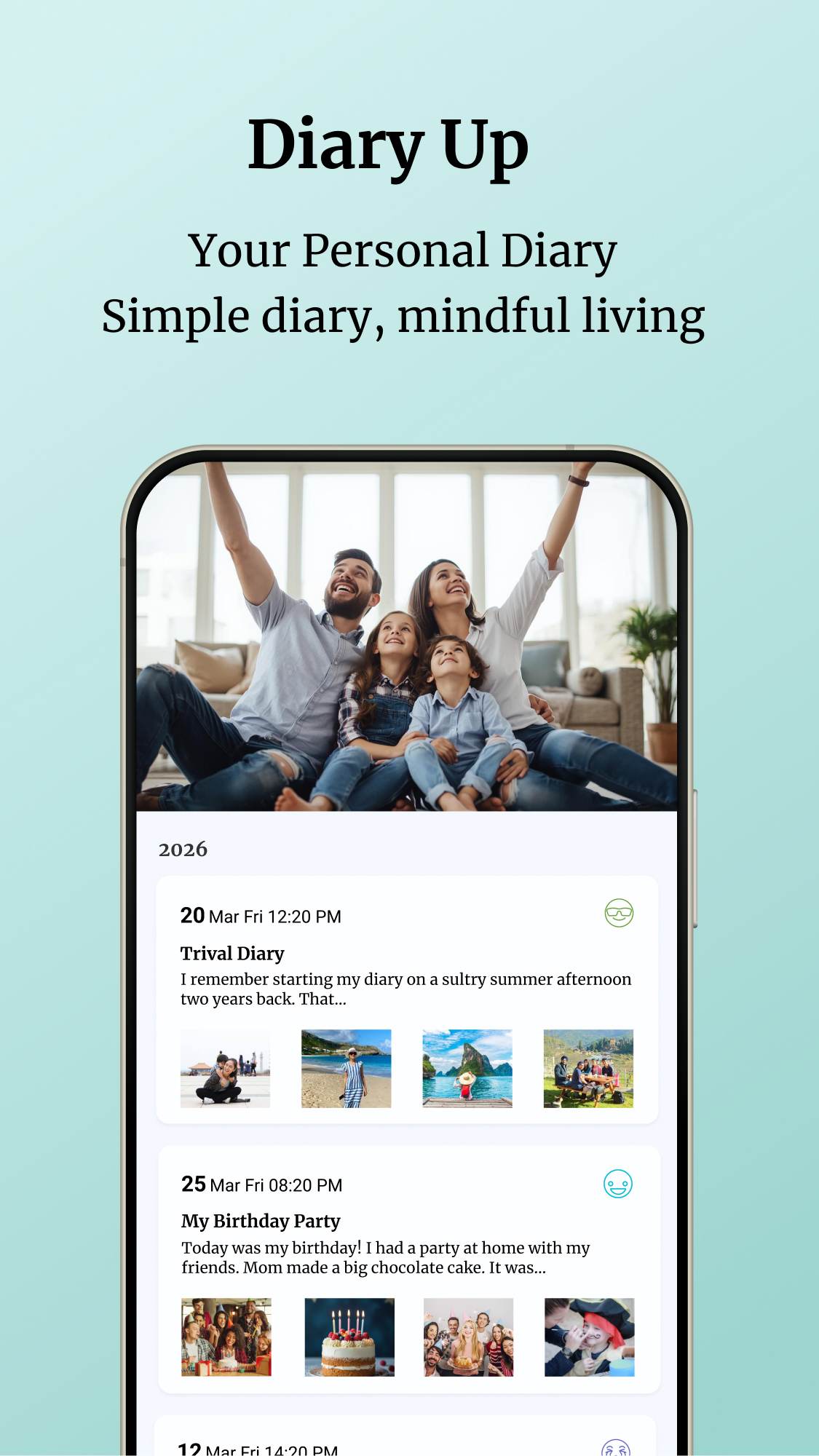 Diary Up screenshot 2